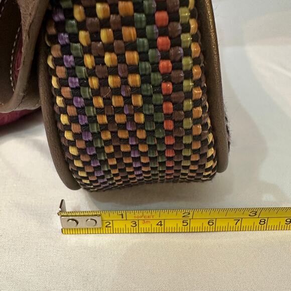 Liz Claiborne Woven Tapestry Shoulder Bag, Vintage Nostalgic Y2K Style - Picture 8 of 9